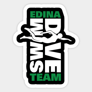 Edina Swim Dive Team GIRLS Sticker